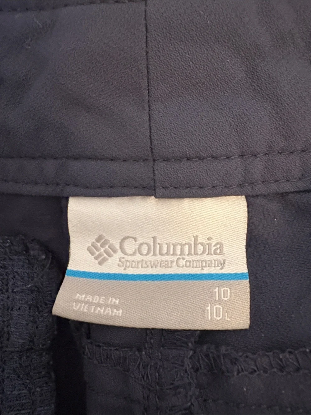 Columbia Omni Wick Navy Blue Shorts size 10